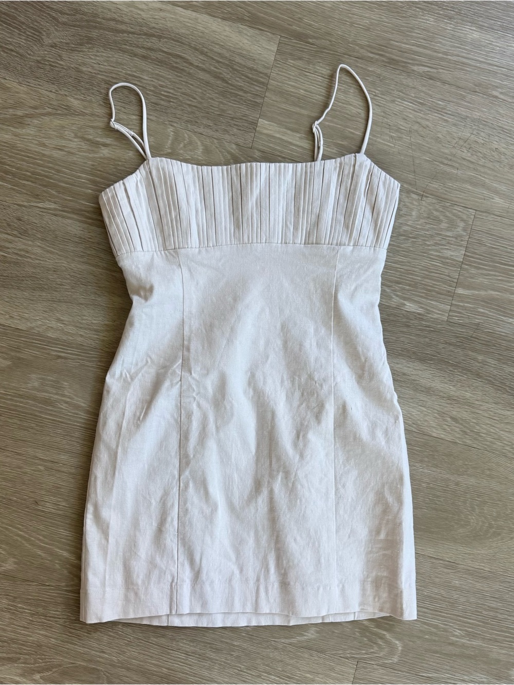 Anthropologie Linen Mini Dress